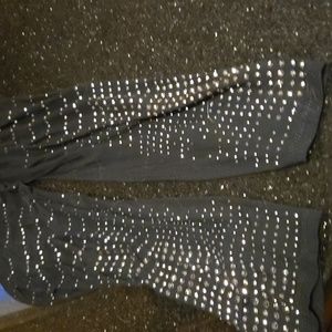 Women's rhinestone leggings